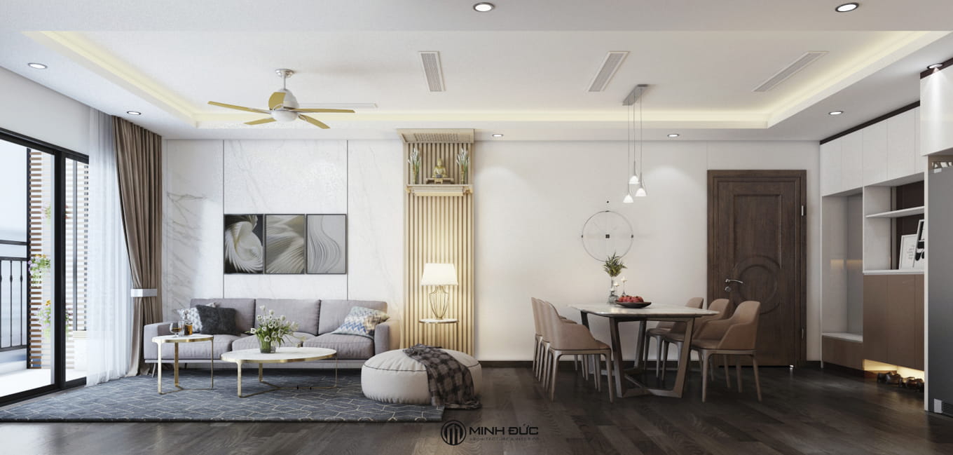 Thiết kế nội thất chung cư ANH CUONG GREEN-PARK3