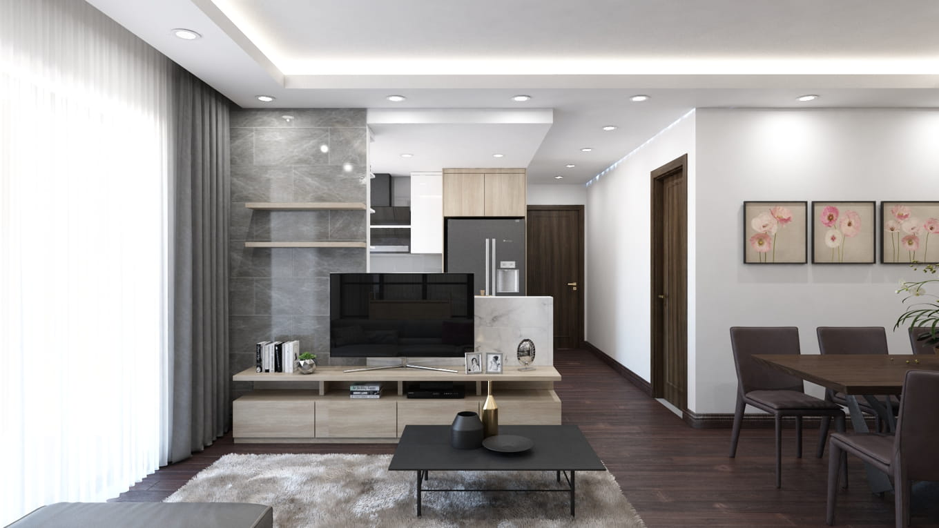 Thiết kế nội thất hiện đại Thuy Huynh - 2303 - GMC