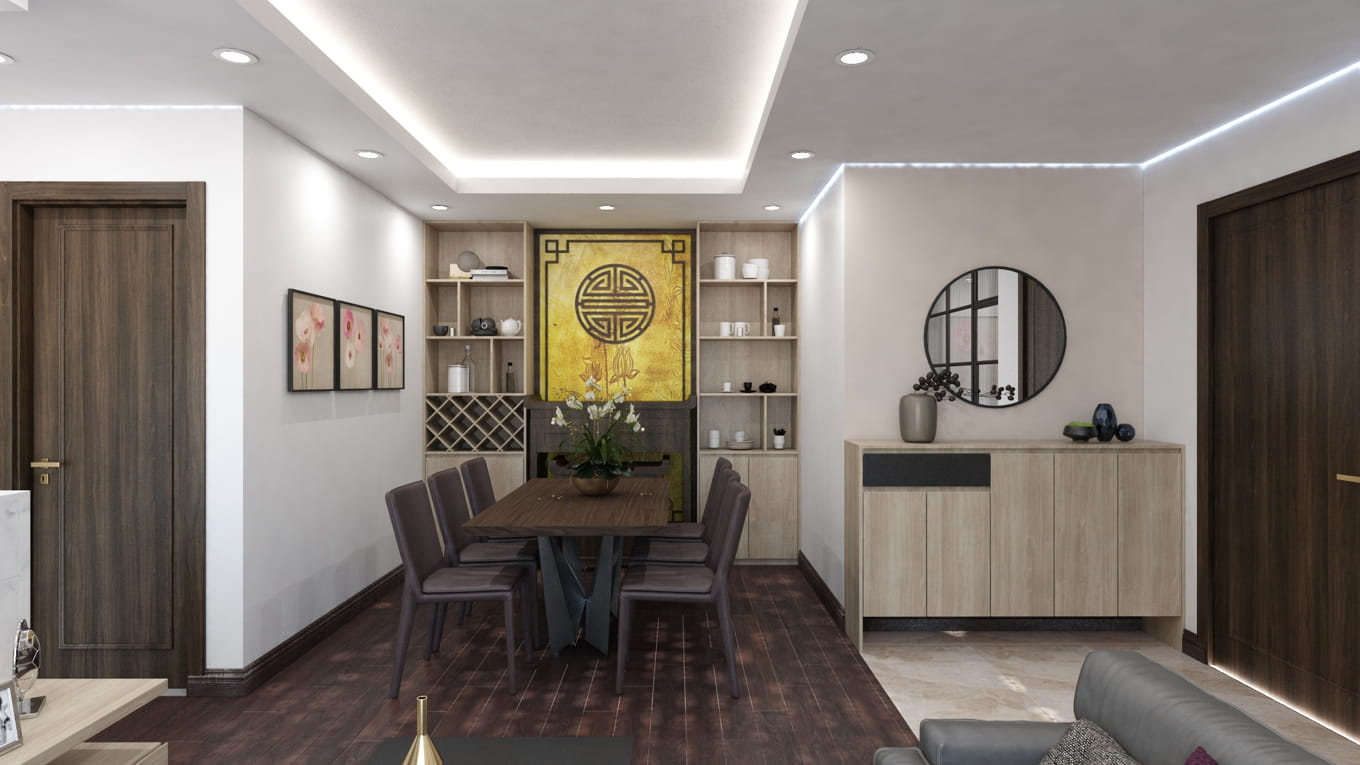 Thiết kế nội thất hiện đại Thuy Huynh - 2303 - GMC